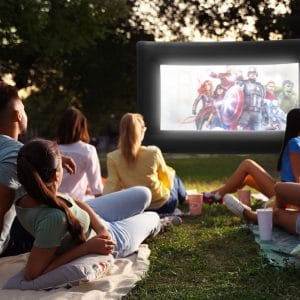 Outdoor Movie Night Rental Package (Inflatable Screen)