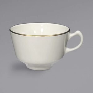 Gold Rim Ivory Cup (7 oz) (10 Pack)
