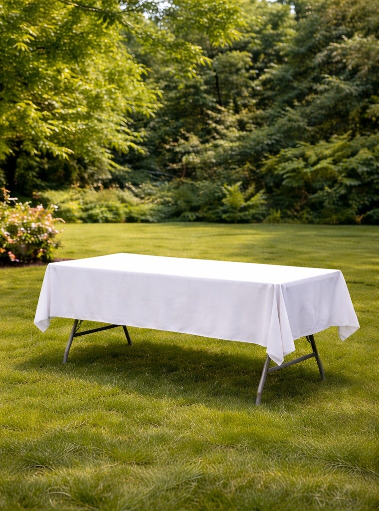 60" x 120" Polyester Tablecloth (Choice of Color)