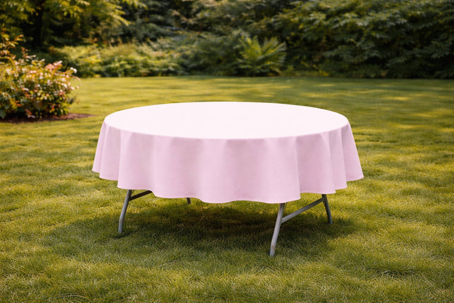 108" Round Linen Tablecloth (Choice of Color)
